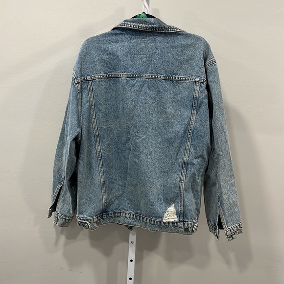 ANINE BING Rory Denim Jacket in Vintage Blue - Picture 8 of 9